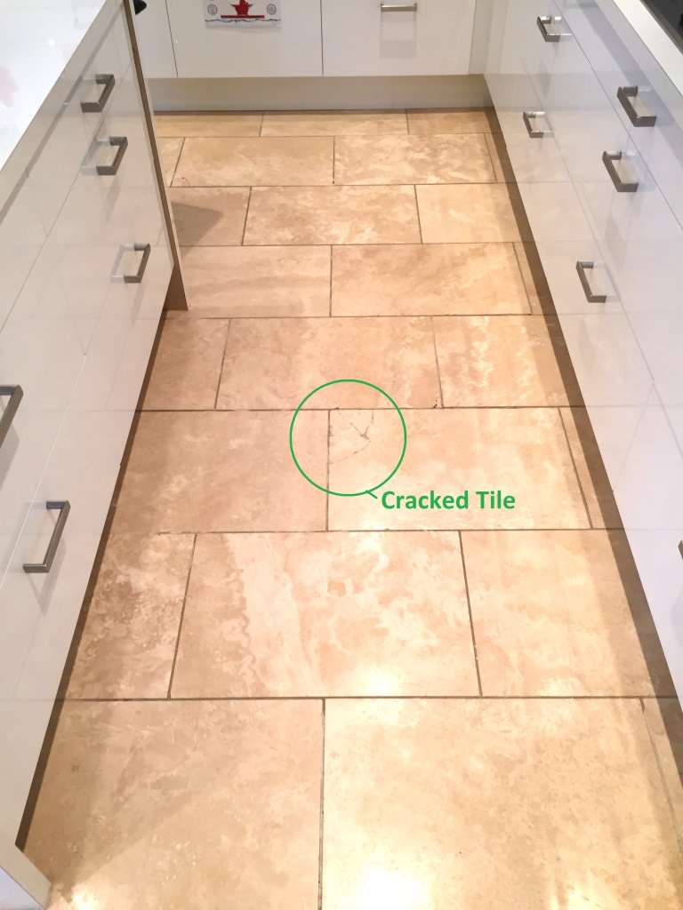 Repairing S In Travertine Kitchen Tiles Tiling Tips