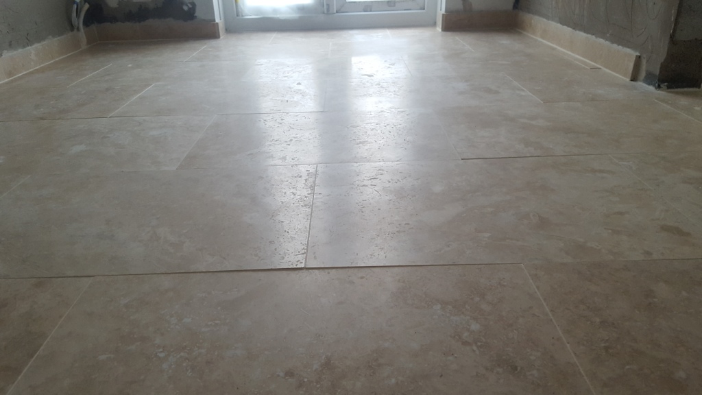 Removing Lippage from a Polished Travertine Floor Tiling Tips Tips