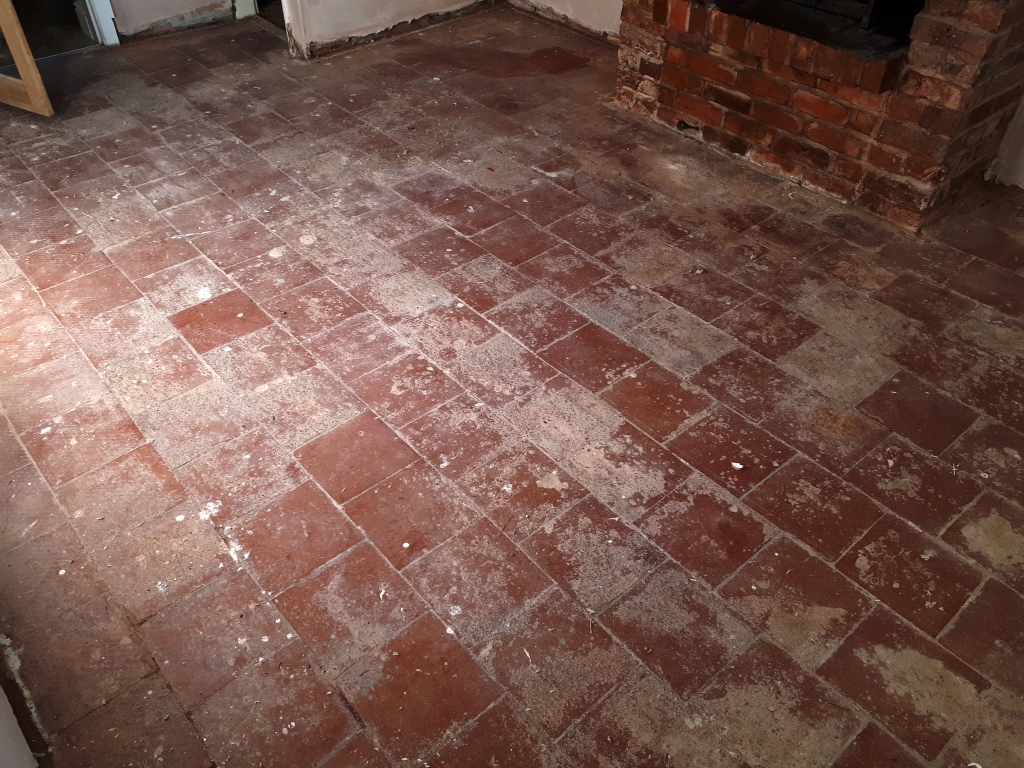 Original Quarry Tiled Floor Restored in Birmingham Tiling Tips Tips