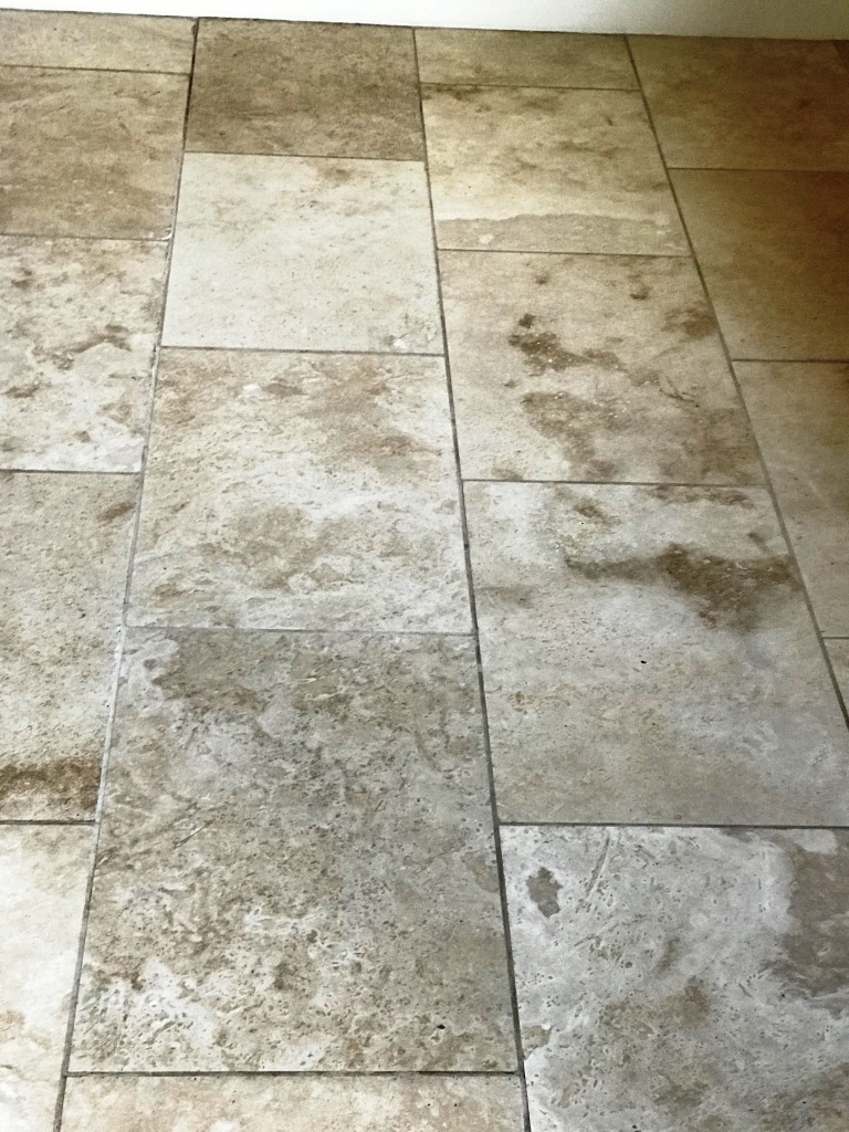 Polishing Dull Travertine Floor Tiles In Swansea Tiling Tips