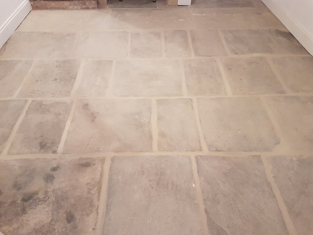 Yorkshire Stone Floor Brought Back to Life in Keighley, Yorkshire