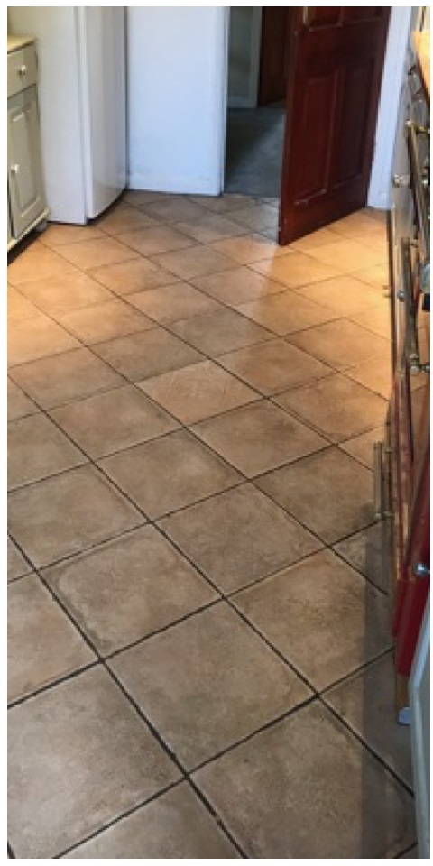 Dirty Micro Porous Porcelain Floor Tiles Deep Cleaned In