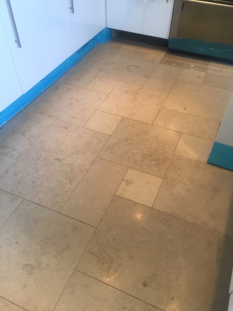 Achieving a Deep Shine on Polished Limestone Tiles in Boxworth