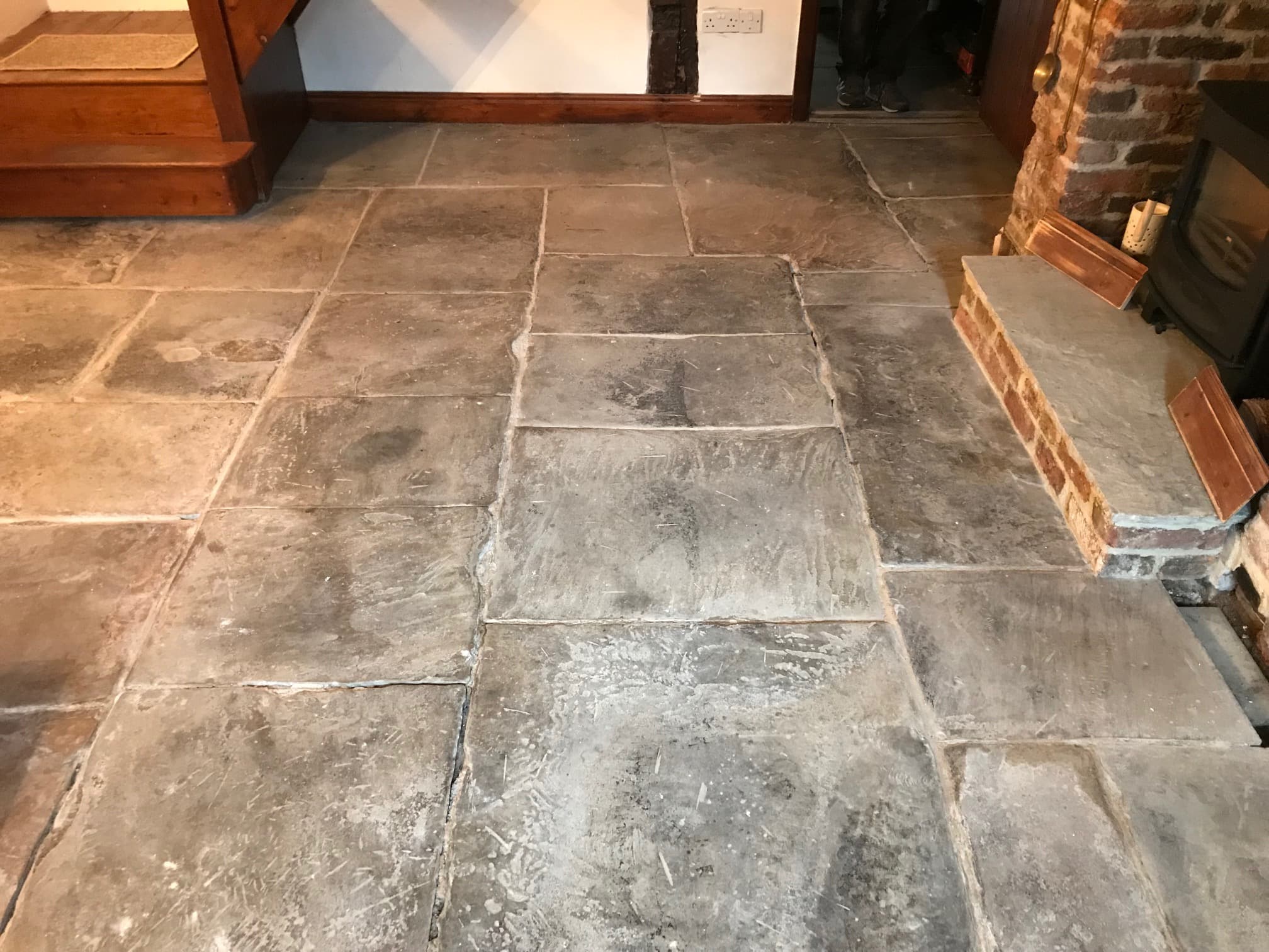 Restoring Flood Damaged Flagstone Flooring in Lancashire Tiling Tips