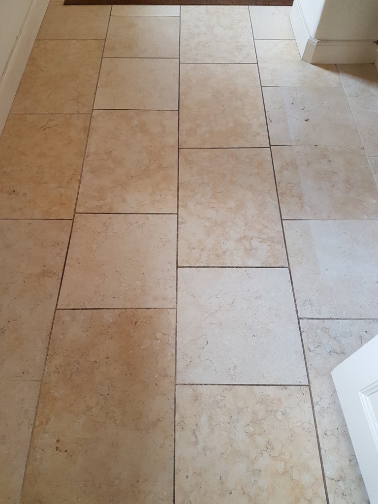 Pitted Jerusalem Limestone Floor Renovated in York Tiling Tips Tips and Information About Tiling
